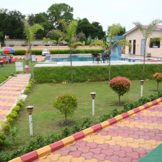 Golden View Resort And Restaurant Tajpur Exteriör bild