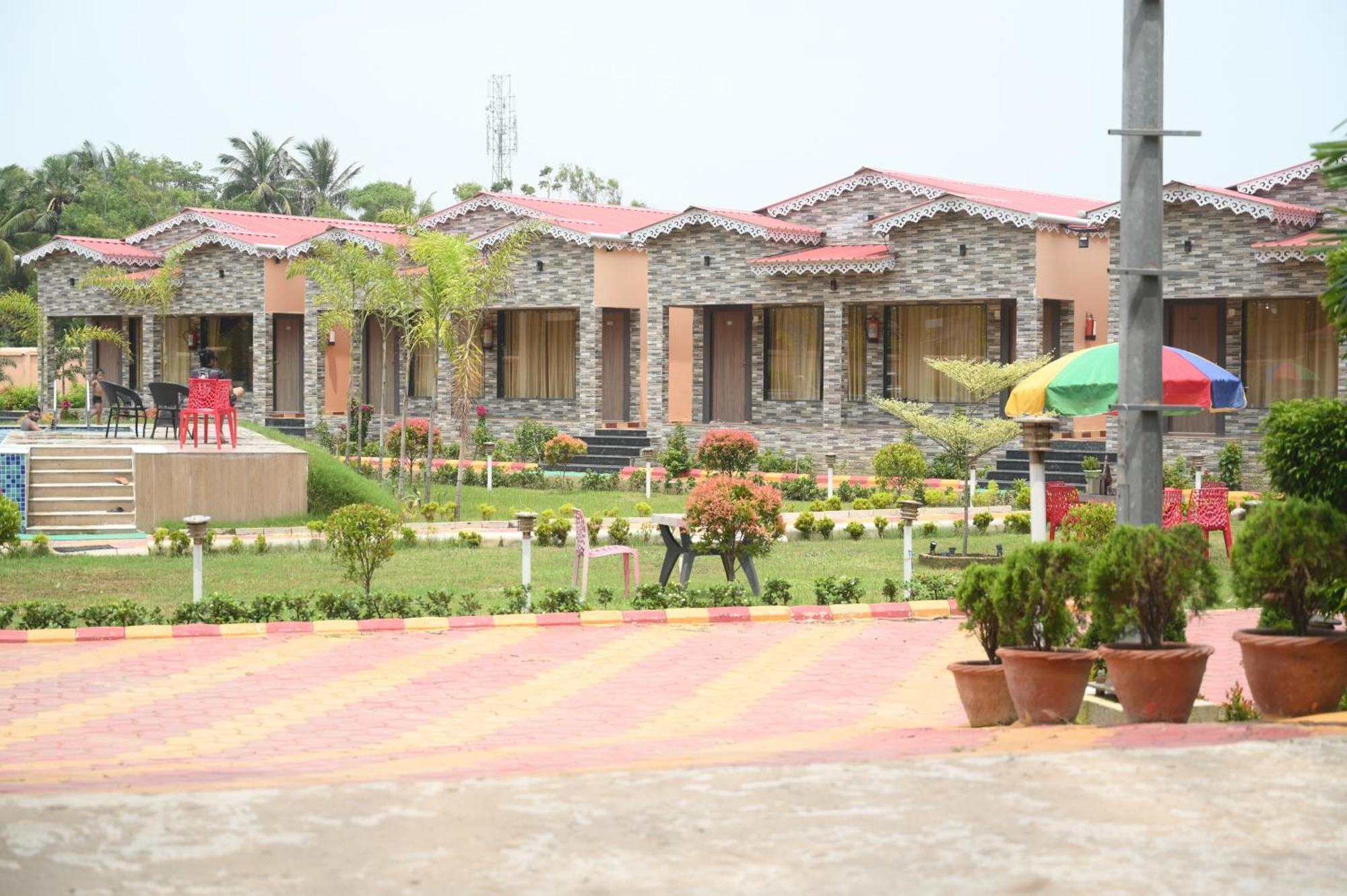 Golden View Resort And Restaurant Tajpur Exteriör bild